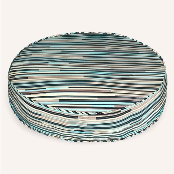 Molly Mutt 20" Round Striped Pet Bed Duvet Cover, New (Dog or Cat)